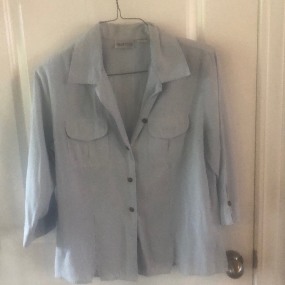 Pinstripe Apparenza top